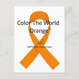 Colour The World Orange™ Postcard