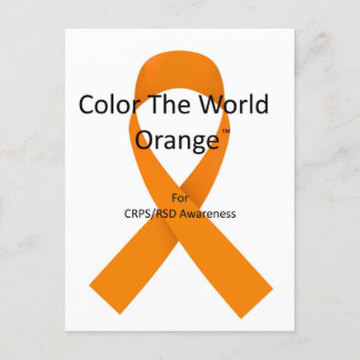 Colour The World Orange™ Postcard