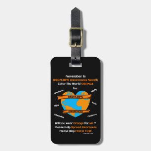 Colour the World Orange...RSD/CRPS Luggage Tag