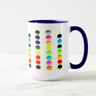 Colour the World Watercolors Paints Coffee Cup Mug