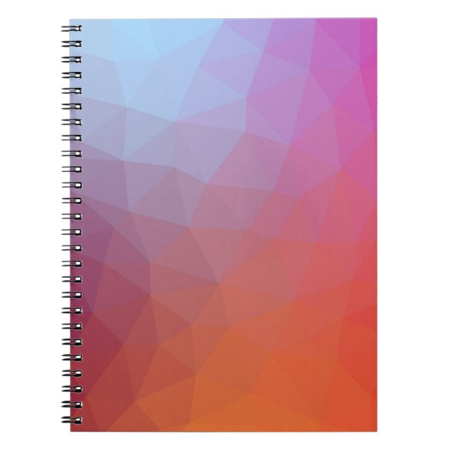 colour theme mosaic abstract backgroundabstract,ba notebook (Front)