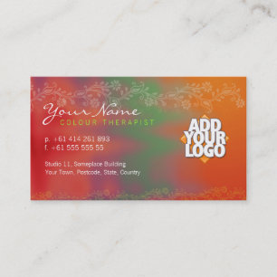 Colour Therapy with Logo Business Card