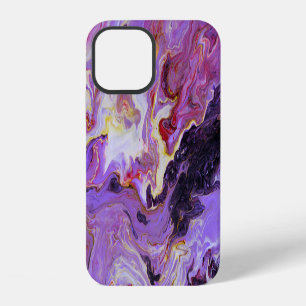 Colour tone acrylic paints, abstract. iPhone 12 case