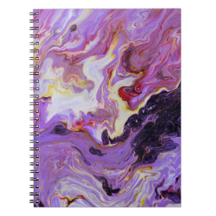 Colour tone acrylic paints, abstract. notebook