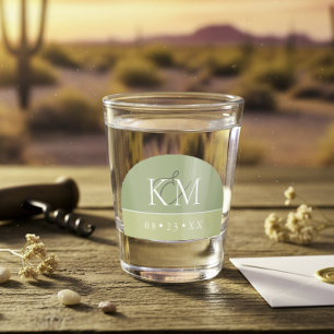 Colour Tones Wedding ID901 Shot Glass