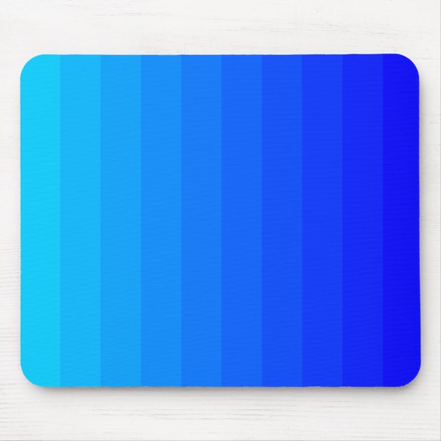 Colour Transition - Shades of Blue Mouse Mat (Front)