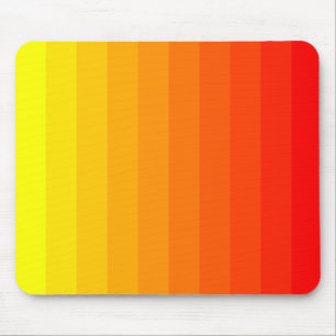 Colour Transition - Yellow to Red Mouse Mat