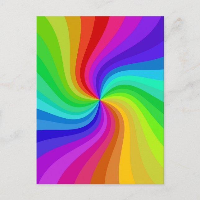 colour twisted postcard (Front)