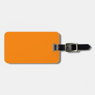 colour UT orange Luggage Tag