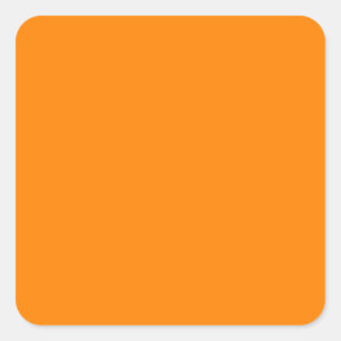colour UT orange Square Sticker