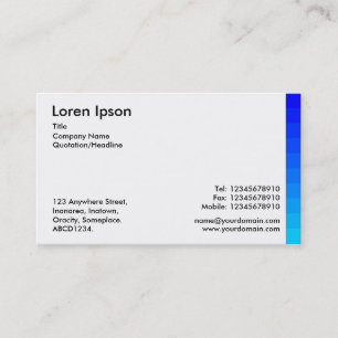 Colour Variations II 05 Business Card