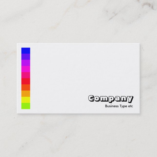 Colour Variations IV 01a Business Card (Front)