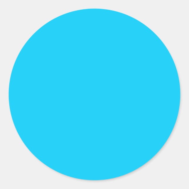 Colour Visual Adaptive Living Tools Sky Blue 2 Classic Round Sticker (Front)