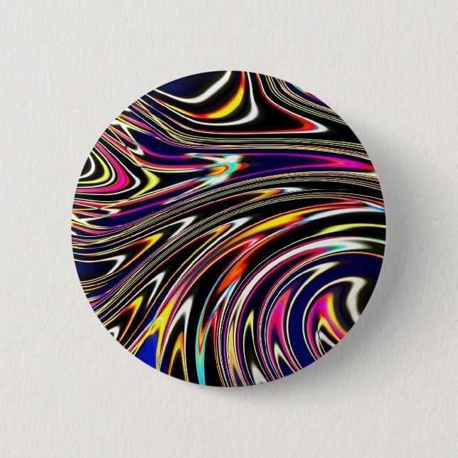 Colour Vortex - Customised 6 Cm Round Badge (Front)