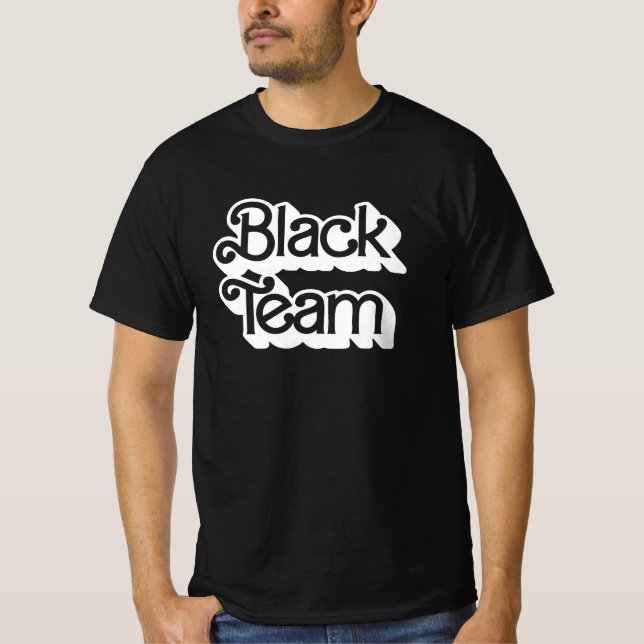 Colour War Black Team Shirt (Front)