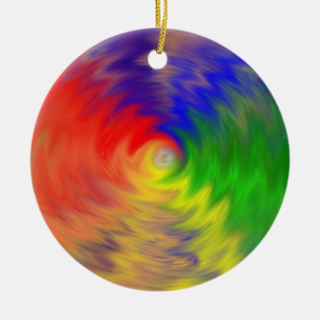 Colour warp 9 ornament (Front)