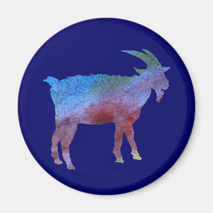Colour Washed Goats Magnet