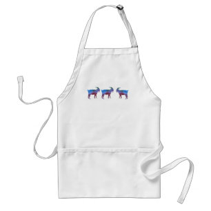 Colour Washed Goats Standard Apron