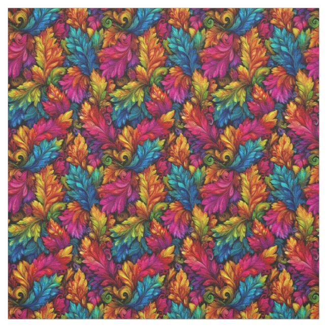 Colour Wave Foliage Fabric (Swatch)