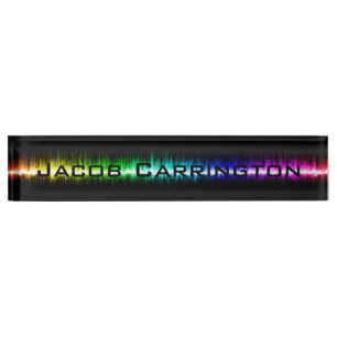 Colour Waves Nameplate