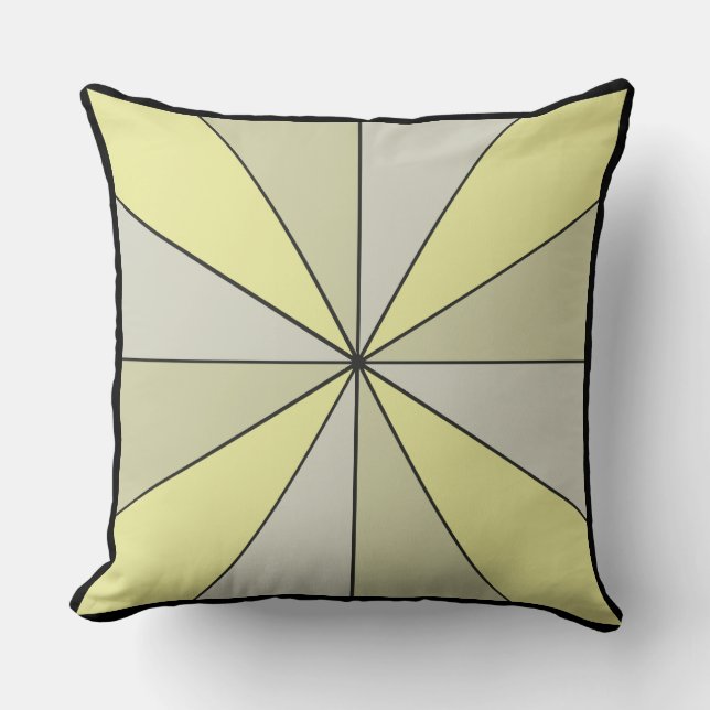 Colour Wheel 2 in 1 Yellow Green Cushion (Front)