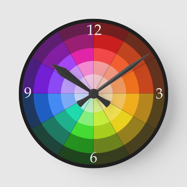 Colour Wheel Clock (Front)