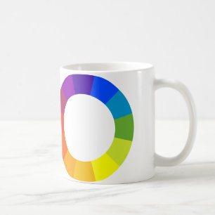 colour wheel coffee mug