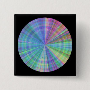 colour wheel intense colour varitations 15 cm square badge