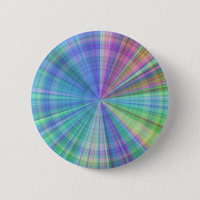 colour wheel intense colour varitations 6 cm round badge (Front)