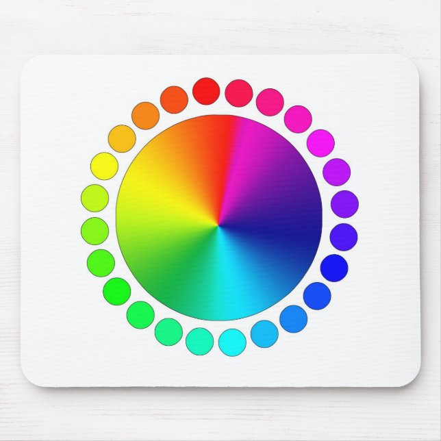 Colour Wheel Mouse Mat (Front)