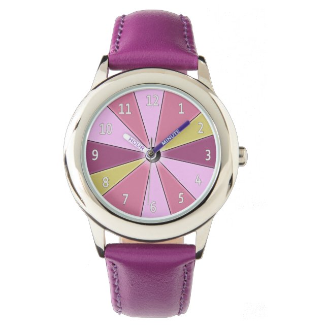 Colour Wheel Pink Watch (Front)