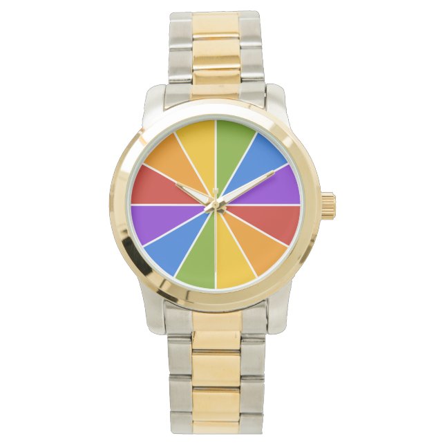 Colour Wheel / Rays custom watches (Front)