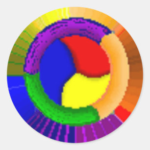 Colour wheel stickers