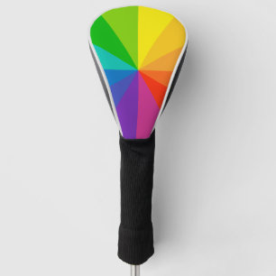 colour wheel theory school science hue disc light golf head cover