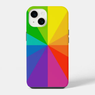 colour wheel theory school science hue disc light iPhone 14 case