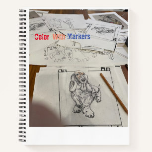 Colour With Bassie Notebook