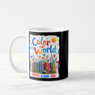 Colour World Summer Reading 2026 Cute Book Coffee Mug