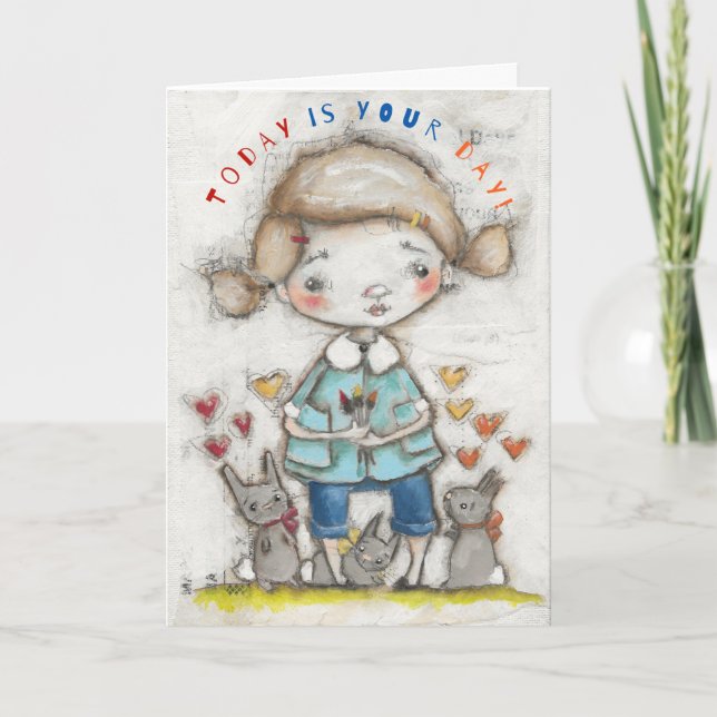 Colour Your Day - Greeting Card (Front)