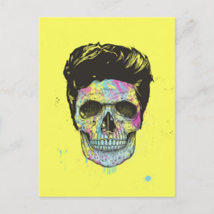 Colour your death postcard