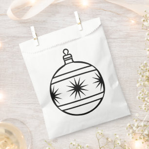 Colour-Your-Own Christmas Tree Ornament Set of 50 Favour Bags