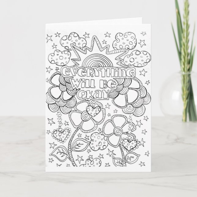Colour your own greeting card (Front)