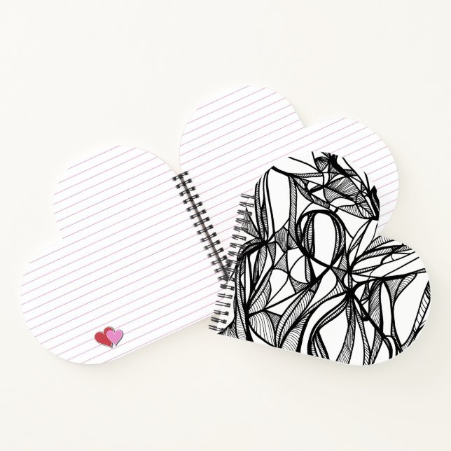 Colour Your Own Heart Notebook #2: colouring DIY f (Inside)