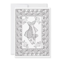 Colour Your Own Kenyan Postcard – Kanga Proverb