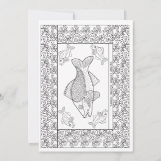 Colour Your Own Kenyan Postcard – Kanga Proverb