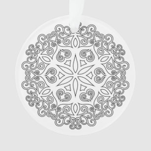 Colour Your Own MANDALA - DIY Colouring Book 2 Ornament