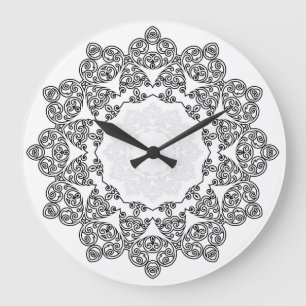 Colour Your Own MANDALA - DIY Colouring Book 3 Large Clock