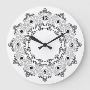 Colour Your Own MANDALA - DIY Colouring Book 3 Large Clock