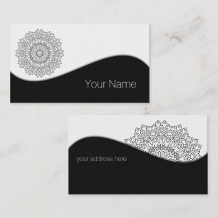Colour Your Own MANDALA - DIY Colouring Book 4 Business Card