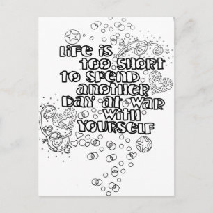 Colour your own postcard