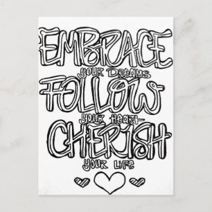 Colour your own postcard